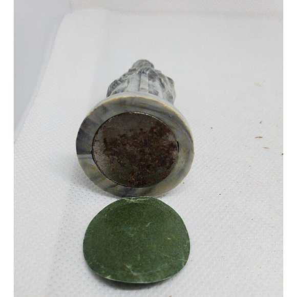 Roxy Grey Man Holding Cross Vintage Game Piece Spare Chess Piece - Picture 7 of 8